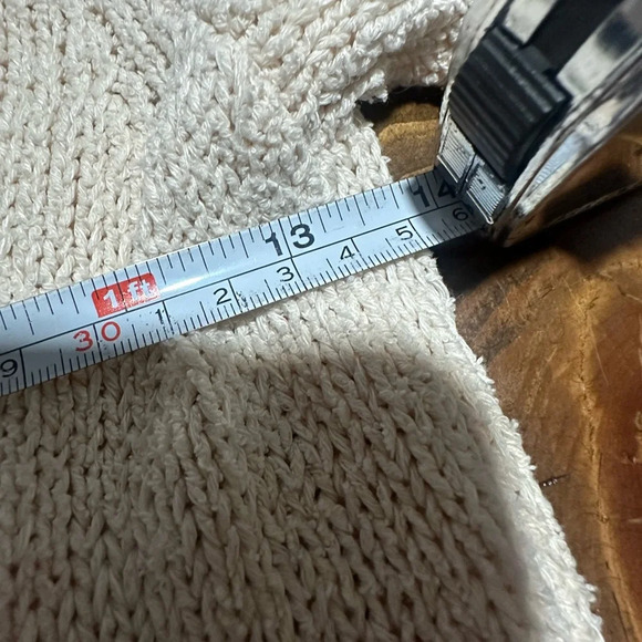 J. Crew Womens Jeweled Medallion Short Sleeve Sweater Linen Cotton Size XS - Picture 7 of 8